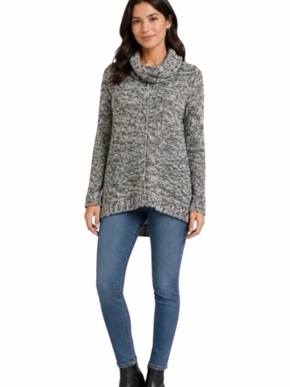 Wooden Ships Wool Mohair‎ Blend Knit Cowl Neck Sweater
